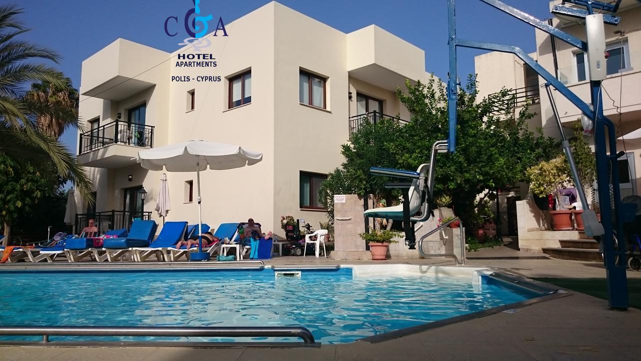 C & A Hotel Apartments Полис Экстерьер фото